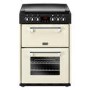 GRADE A2 - Stoves Richmond 600E 60cm Double Oven Electric Cooker with Ceramic Hob and Lid - Cream