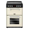 GRADE A2 - Stoves Richmond 600E 60cm Double Oven Electric Cooker with Ceramic Hob and Lid - Cream