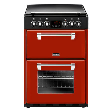 Stoves Richmond 600E 60cm Double Oven Electric Cooker - Red