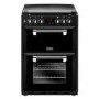 Refurbished Stoves Richmond 600DF 60cm Double Oven Dual Fuel Cooker With Bluetooth Connectivity Black