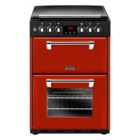 Stoves Richmond 600DF 60cm Double Oven Dual Fuel Cooker - Red Stoves Richmond 600DF 60cm Double Oven Dual Fuel Cooker - Red