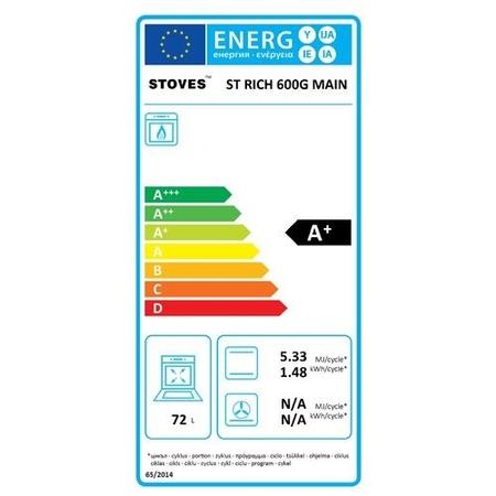 Stoves Richmond 600G 60cm Double Oven Gas Cooker - Cream