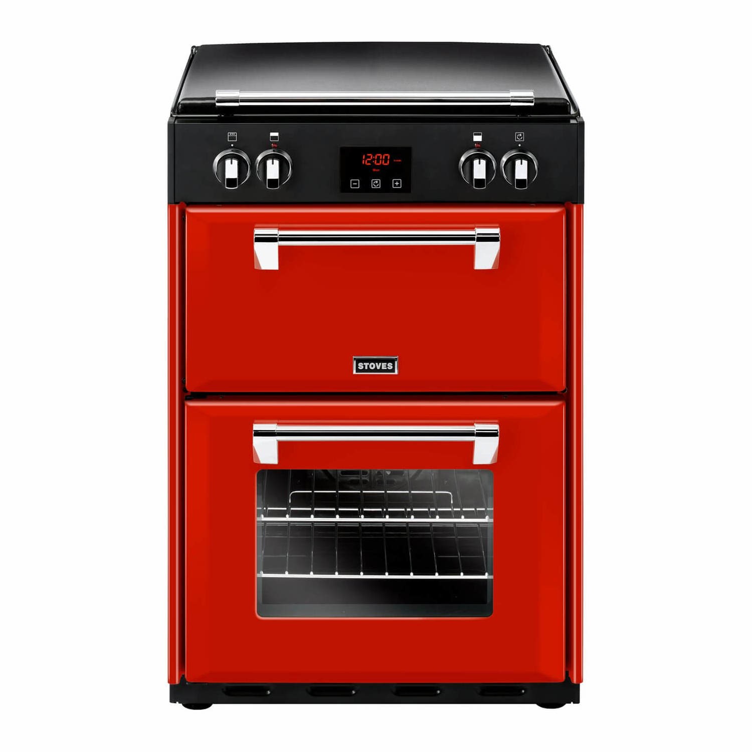 Stoves Richmond 600EI 60cm Double Oven Electric Cooker with Induction Hob - Red