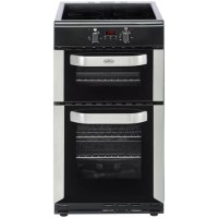 Belling FS50DOTI 50cm Double Oven Electric Cooker With Induction Hob - Stainless Steel Belling FS50DOTI 50cm Double Oven Electric Cooker With Induction Hob - Stainless Steel