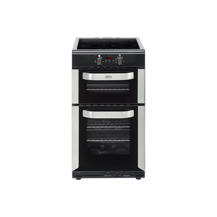 Belling FS50DOTI 50cm Double Oven Electric Cooker With Induction Hob - Stainless Steel