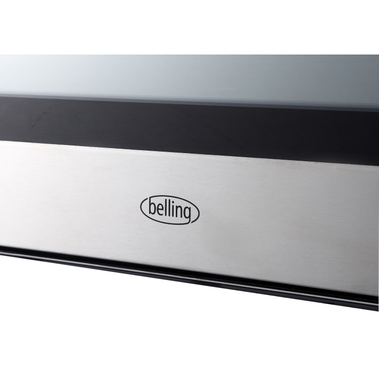 Belling BI602MFPY 73L Built-in Multifunction Single Oven With Pyrolytic Cleaning - Black