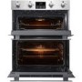 Refurbished Belling BI702FP 60cm Double Built Under Electric Oven Stainless Steel