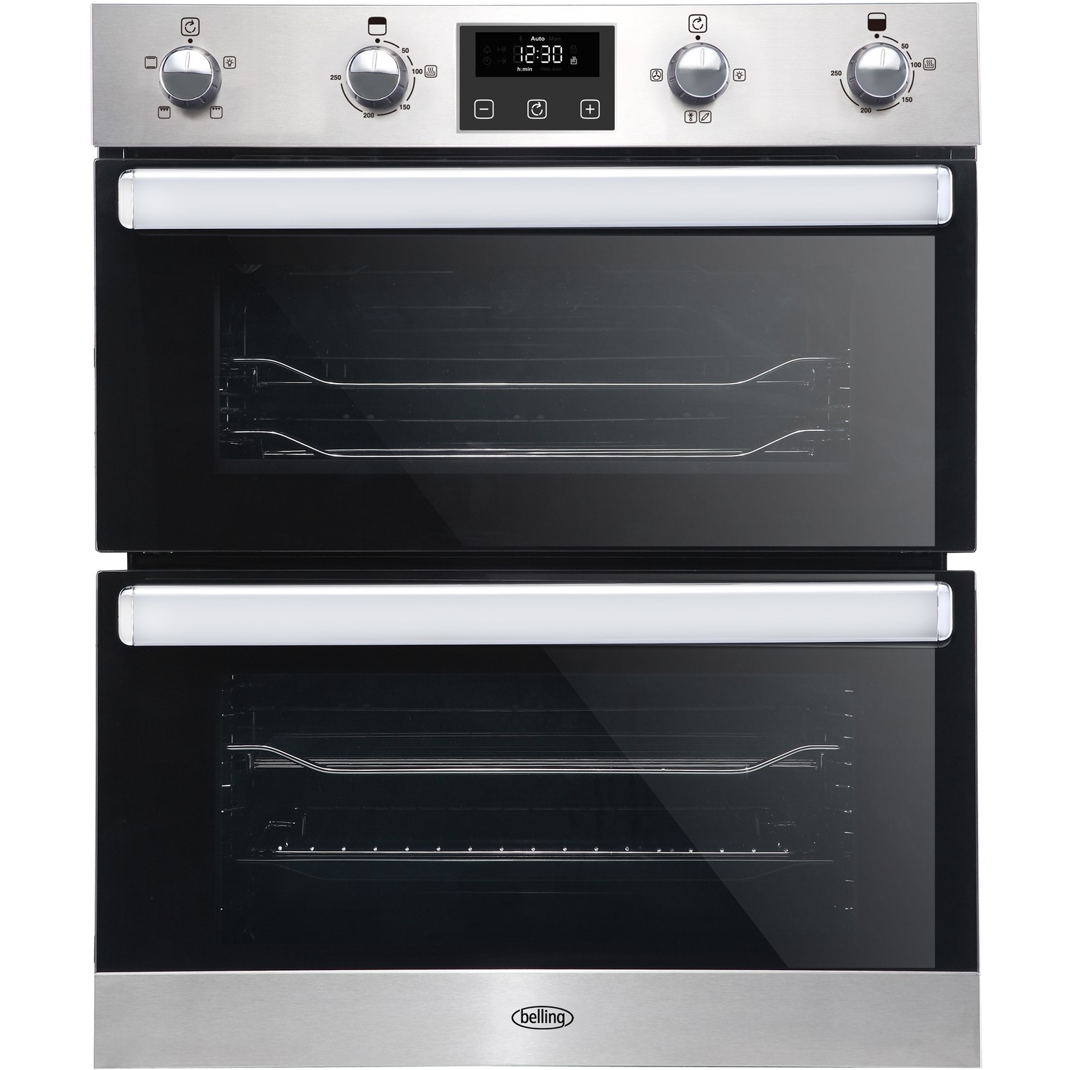 Belling BI702FPCT Built Under Double Oven with Catalytic Liners - Stainless Steel