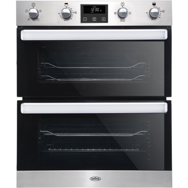 Belling BI702FPCT Built Under Electric Double Oven - Stainless Steel
