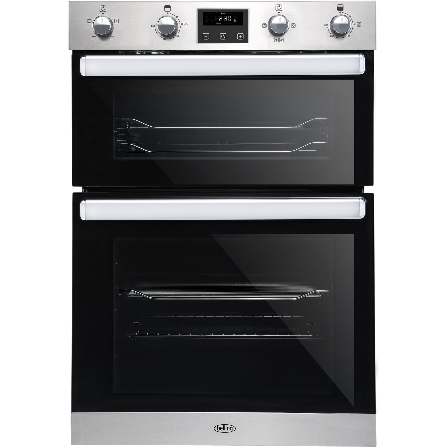 Belling BI902FP Built In Double Oven - Stainless Steel