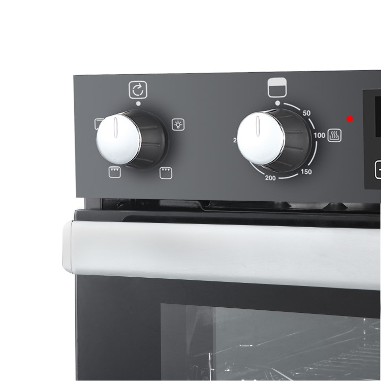 Belling Built-In Electric Double Oven - Black