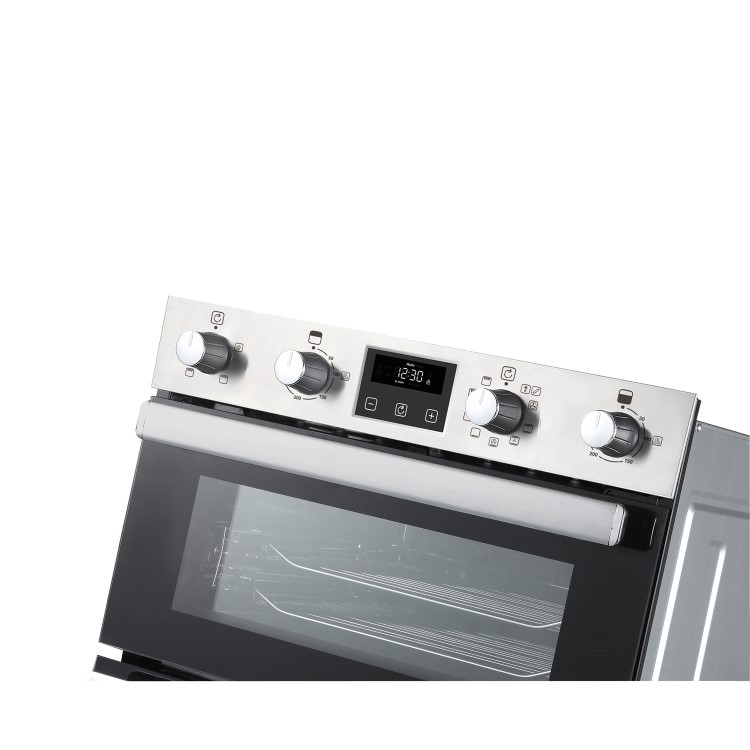 Belling BI902MFCT Built In Double Oven with Catalytic Liners - Stainless Steel