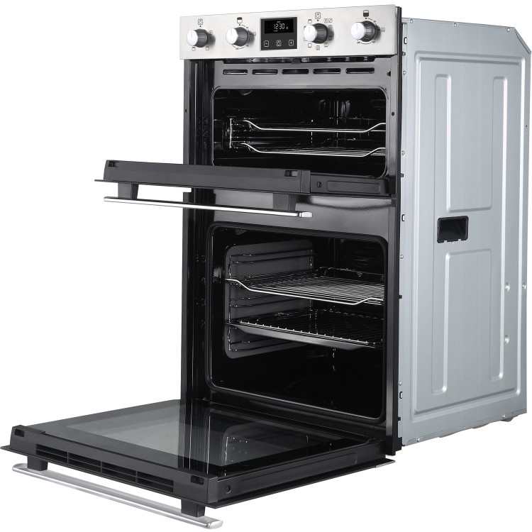 Belling BI902MFCT Built In Double Oven with Catalytic Liners - Stainless Steel