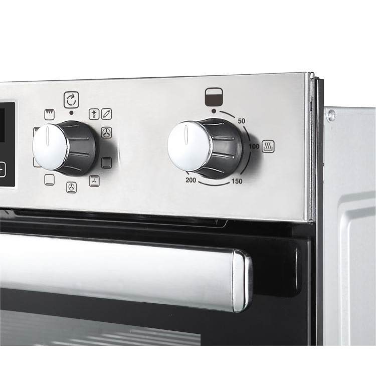 Belling BI902MFCT Built In Double Oven with Catalytic Liners - Stainless Steel