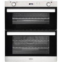 Belling Built Under Gas Double Oven - Stainless Steel