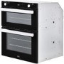 GRADE A2 - Belling BI702G Built-under Gas Double Oven With Cook-to-off Timer - Black