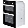 Refurbished Belling BI902G 60cm Double Built In Gas Oven Black