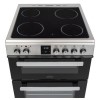 Belling FSE608DPc 60cm Double Oven Electric Cooker With Ceramic Hob - Stainless Steel