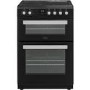 Belling FSE608DPc 60cm Double Oven Electric Cooker With Ceramic Hob - Black