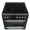 Belling FSE608DPc 60cm Double Oven Electric Cooker With Ceramic Hob - Black