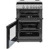 Belling FSG608Dc 60cm Double Oven Gas Cooker - Silver