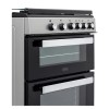 Belling FSG608Dc 60cm Double Oven Gas Cooker - Silver