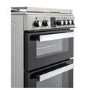 GRADE A1 - Belling FSG608DMc 60cm Double Oven Gas Cooker - Silver