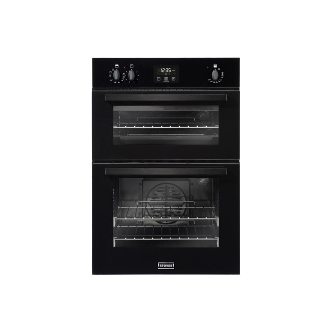 Stoves BI900 EF Electric Built In Double Oven With Zeus Bluetooth Control - Black