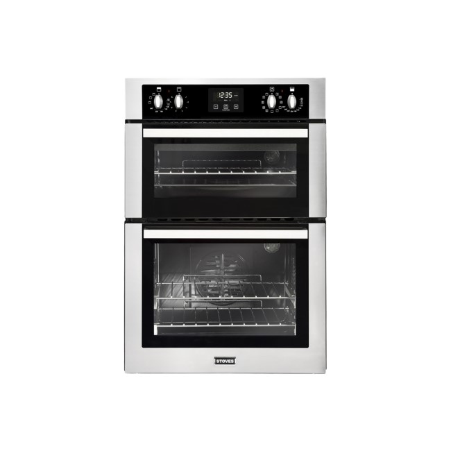 Stoves BI900 MF Builtin Multifunction+ Double Oven With Zeus Bluetooth Control Stainless