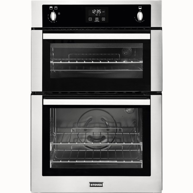 Stoves Built-In Gas Double Oven - Stainless Steel