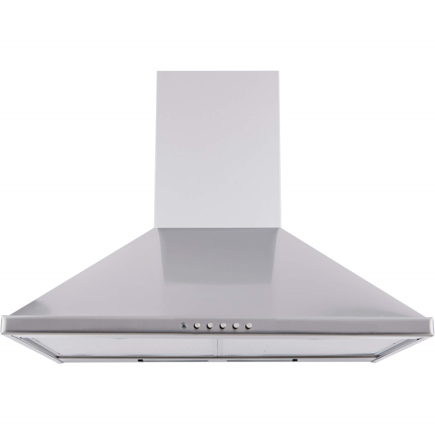 New World CHIM60 Unbranded 60cm Chimney Cooker Hood Stainless Steel