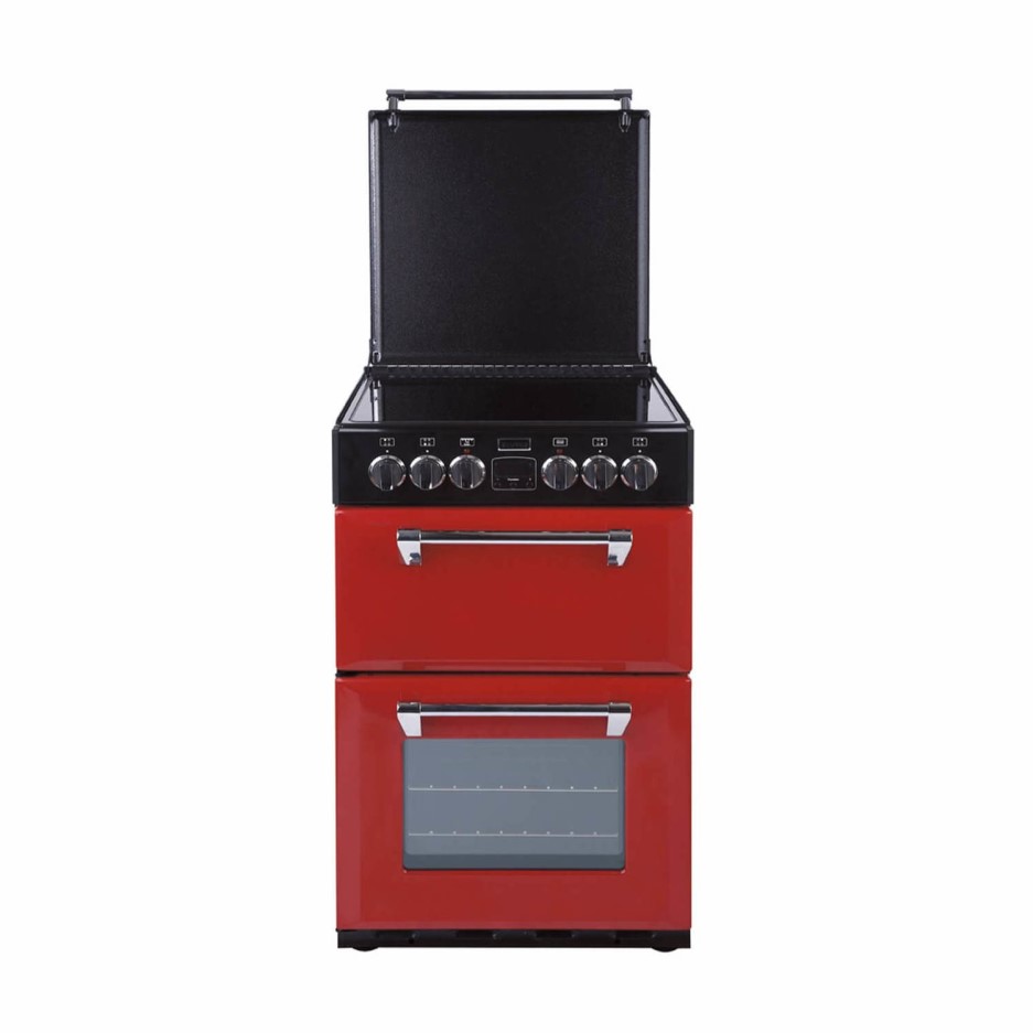 Stoves Richmond 550E Mini Range 55cm Electric Cooker Red 444449013