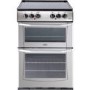 GRADE A3 - Heavy cosmetic damage - Belling Enfield E552 55cm Slot-in Electric Cooker Silver