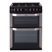GRADE A1 - Belling FSG60TC 60cm Twin Cavity Gas Cooker in Stainless steel