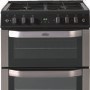 GRADE A1 - Belling FSG60TC 60cm Twin Cavity Gas Cooker in Stainless steel