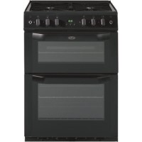 Belling FSG60TC 60cm Twin Cavity Gas Cooker in Black