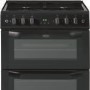 Belling FSG60TC 60cm Twin Cavity Gas Cooker in Black