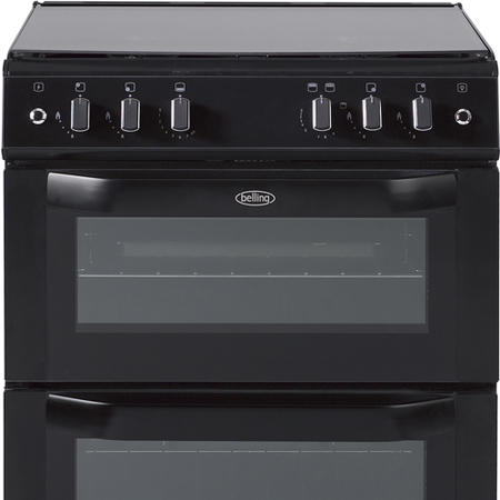 Belling FSG60DO 60cm Double Oven Gas Cooker - Black