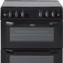 Belling FSG60DO 60cm Double Oven Gas Cooker - Black
