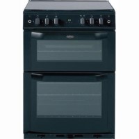 Belling FSG60DOP 60cm Double Oven Gas Cooker in Black