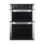 GRADE A2 - Light cosmetic damage - Belling BI90F Electric Built-in Double Oven - Stainless Steel