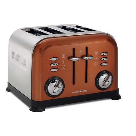 Morphy Richards 44744 Accents Copper 4 Slice Toaster