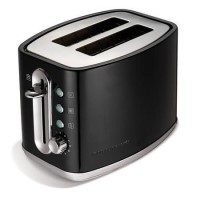 Morphy Richards 44873 Elipta Steel & Black 2 Slice Toaster