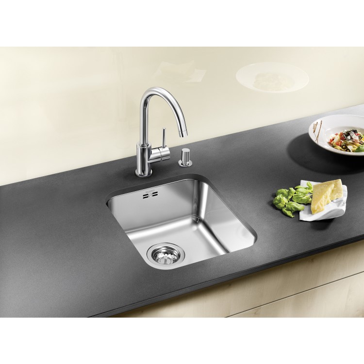 Blanco Supra 340-U Single Bowl Undermount Stainless Steel Kitchen Sink