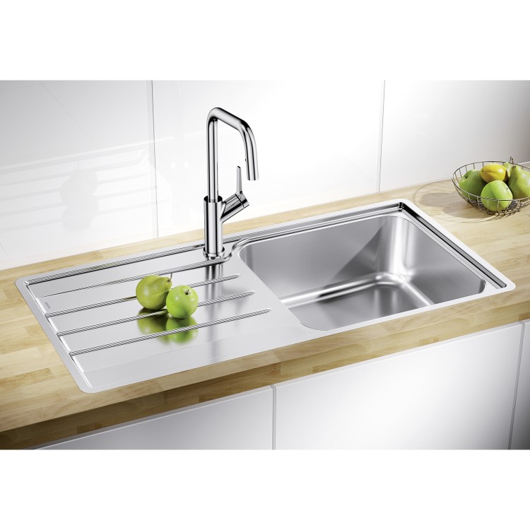 Blanco Lemis XL 6 S-IF Single Bowl Inset Stainless Steel Kitchen Sink