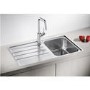 Blanco Lemis 45 S-IF Single Bowl Reversible Inset Stainless Steel Kitchen Sink
