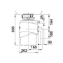 Blanco Medium Food Waste Disposal