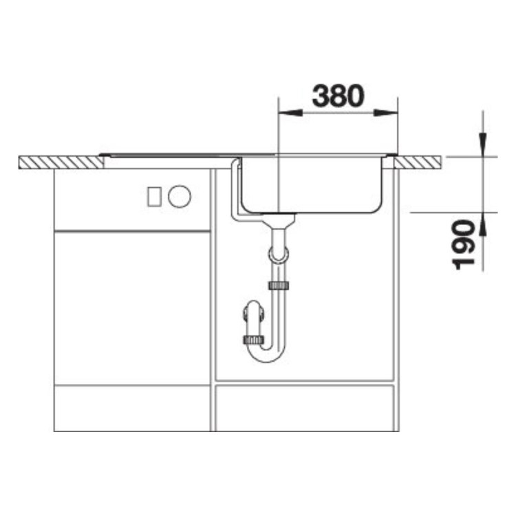 Blanco Tipo 6S XL Single Bowl Inset Stainless Steel Kitchen Sink