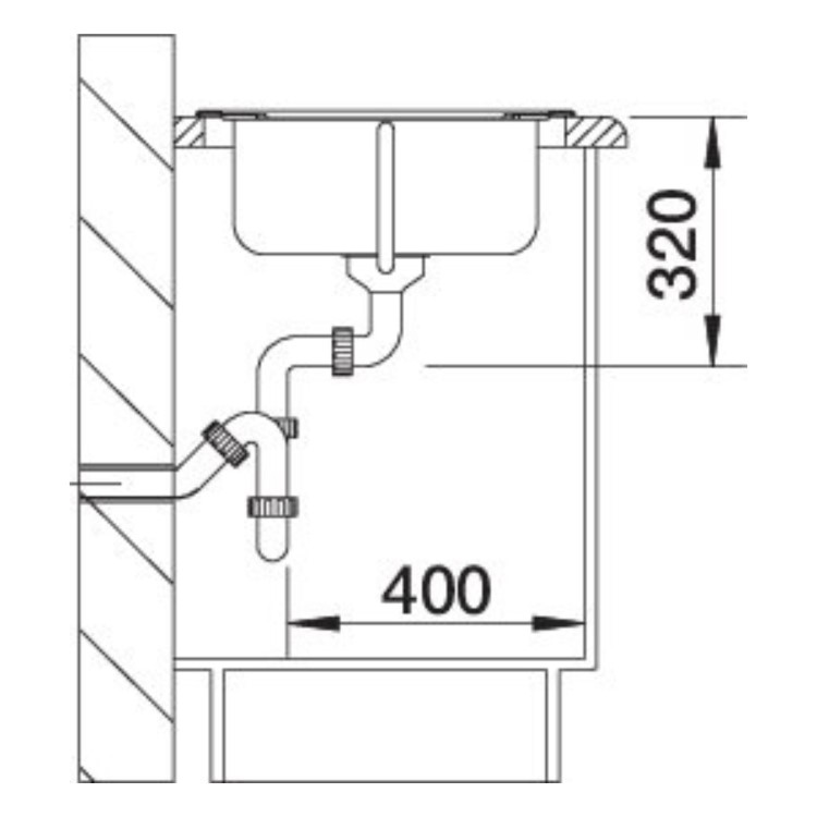 Blanco Tipo 6S XL Single Bowl Inset Stainless Steel Kitchen Sink