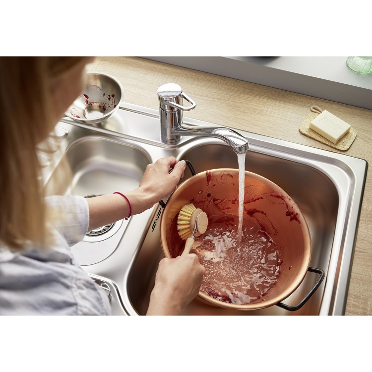 Blanco Tipo 6-S 1.5 Bowl Inset Chrome Stainless Steel Kitchen Sink